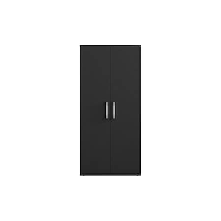 Manhattan Comfort Eiffel 73.43 Garage Cabinet in Black Matte 250BMC8